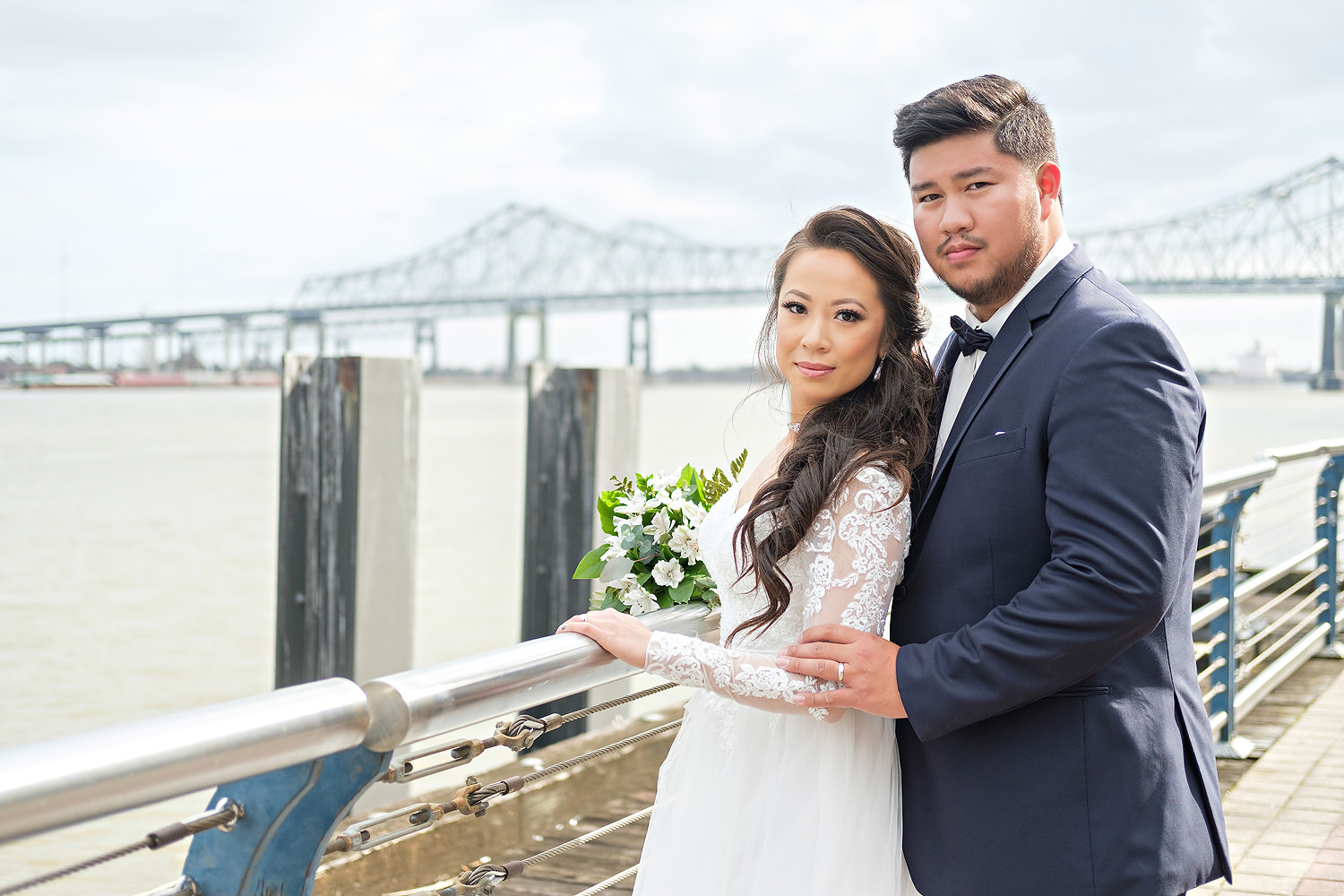 New Orleans Mississippi River Panda King Vietnamese Wedding | Vuong + Lucy