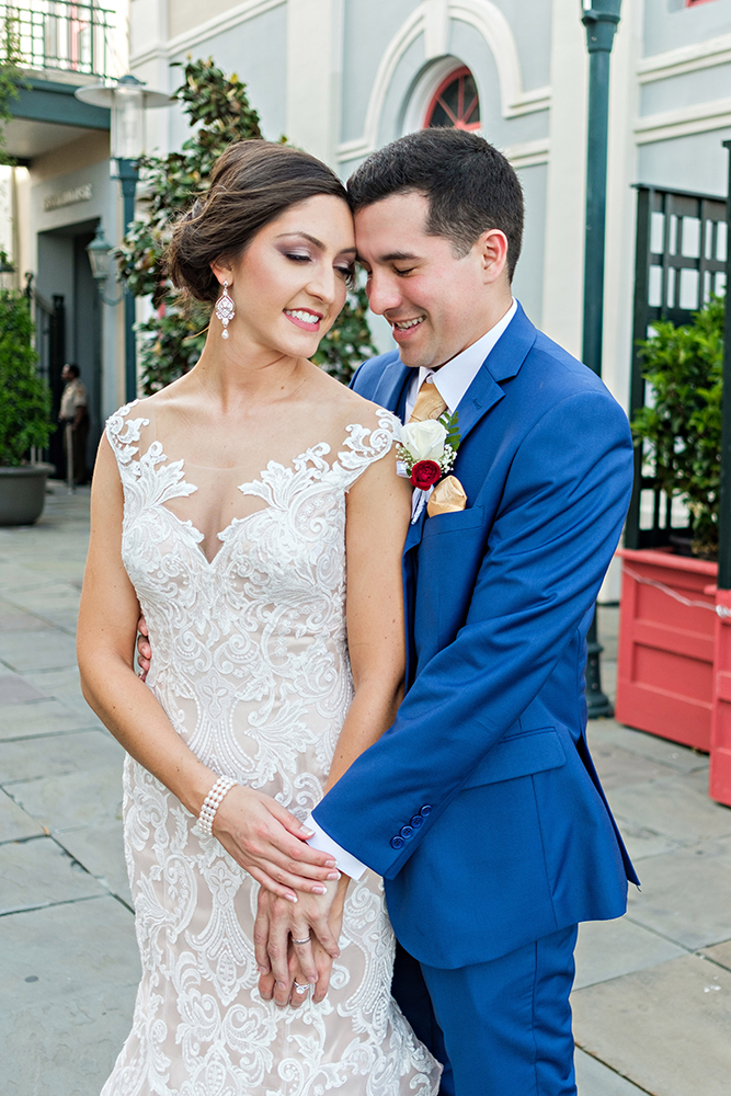 Downtown New Orleans St Louis Cathedral Second Line to Jaxson Wedding | Luis + Nancy