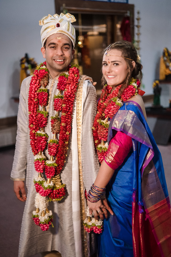 Sri Veera Venkata Sathyanarayana Temple Kenner Wedding Photography | Addison & Ravi