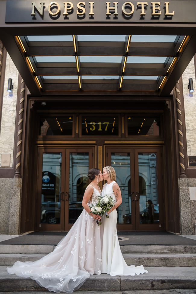Orpheum Theater Wedding Photographer | Caroline & Madison